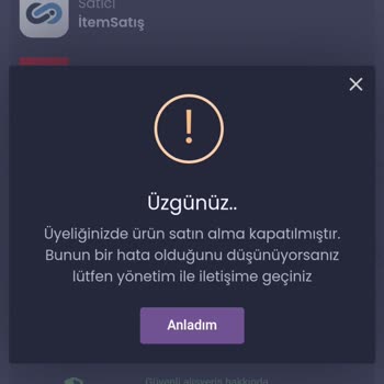 İtemsatis İlan Alamıyorum Yardımcı Olun