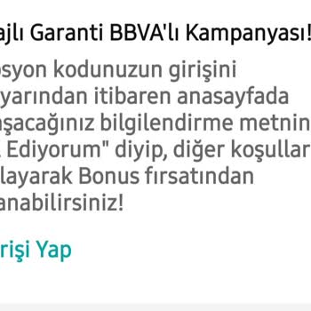 Garanti BBVA 300 TL Bonus Ve Hediye Çeki Sorunu