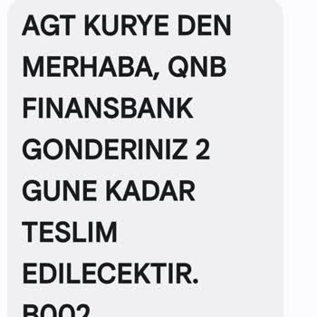 AGT Kurye (aynigunteslim.com) Kredi Kartı Teslimatında Yaşanan Gecikme Ve İletişim Sorunu