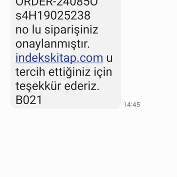 İndeks Kitap Siparişim Kargolanmadı Ve Müşteri Hizmetleri İlgisiz!