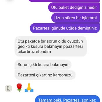 Elif Store Sipariş Kargoya Verilmedi