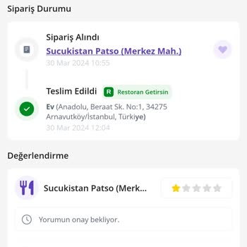 Getir Siparişim Teslim Edilmedi!