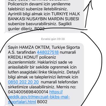 Türkiye Sigorta Konut Sigortası Yenilemesinde İzinsiz İşlem