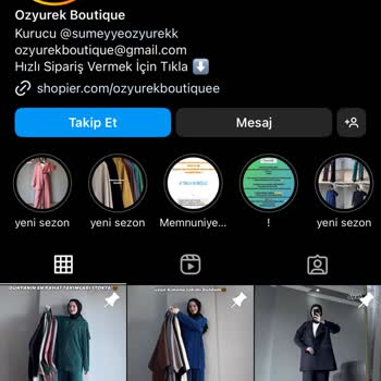 Ozyurekboutique Instagram İnternet Alışverişi