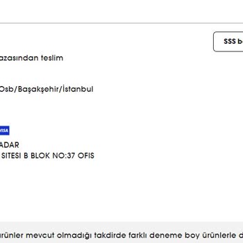 Sephora Stoklarında Olmayan Ürün