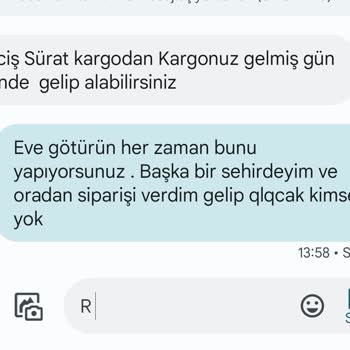Sürat Kargo İle Yaşadığım Sorunun Çözülmemesi