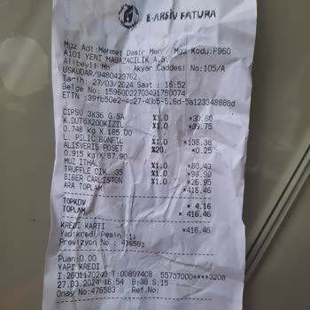 A101 Haksız Kazanç İhtiyacı Olmamalı