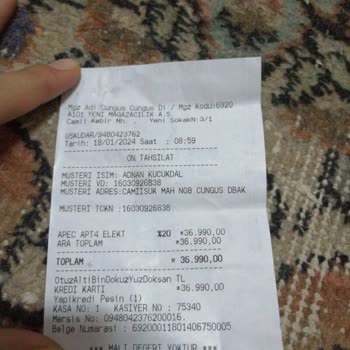 Volta Umarım Yakın Zamanda Ürün Teslim Edilir