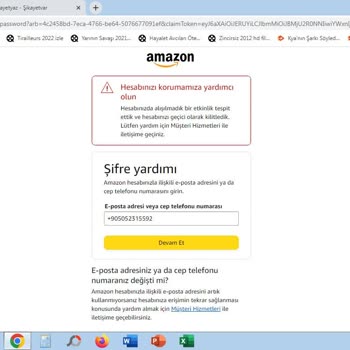 Amazon Prime Hesabıma Giremiyorum