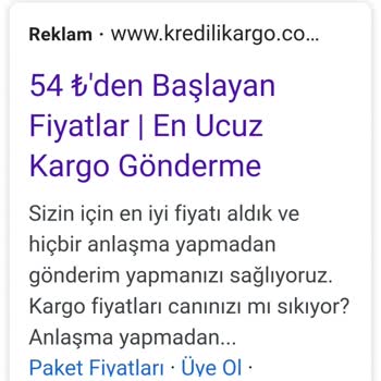Ucuz Kargo Yollayın Reklamı İle Birfatura.com Karmaşası