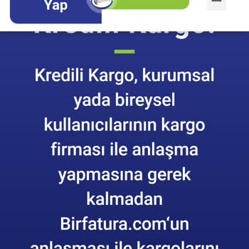Ucuz Kargo Yollayın Reklamı İle Birfatura.com Karmaşası
