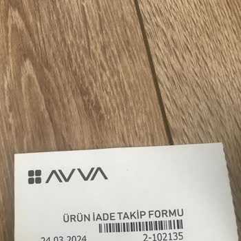 Avva Garantiden Değişim Yapmadı