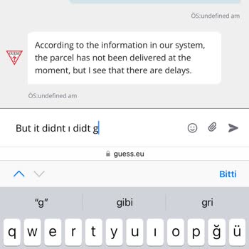 Guess Türkiye Paranızı Alıyor Kargo Gelmiyor Tamamlanmış Görünüyor.