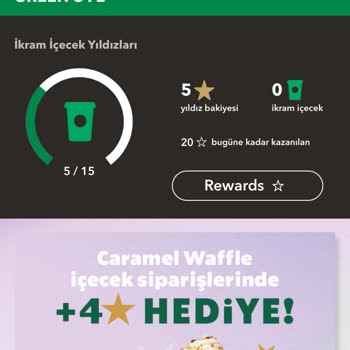 Starbucks Coffee Miles&Smiles Programı Mil Dönüştürme