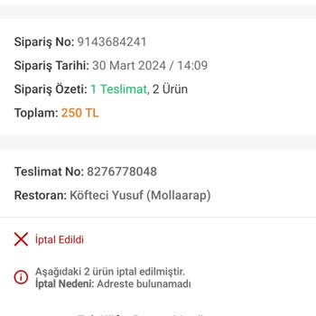 Trendyol Siparişim Teslim Edilmedi Fakat Paramda İade Edilmedi