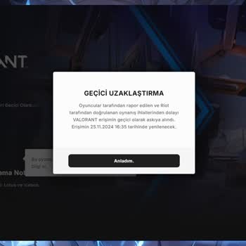 Valorant Haksız Yere Ban