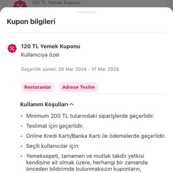 Yemeksepeti Kupon Hayal Kırıklığı Ve Erişim Sorunları