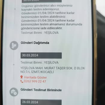 MNG Yeşilova Şubesi Kargoyu Bekletip Geri Yolluyor