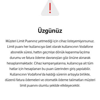 Vodafone Hizmetlerinden Şikayetim Var :/