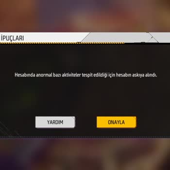 Garena Free Fire Hesap Banı