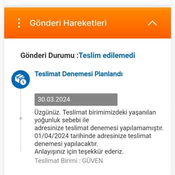 MNG Kargo Güven Şubesi Sorumsuzluğu