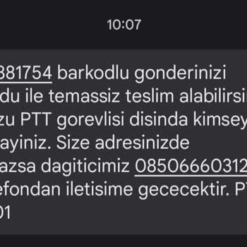 PTT Kargo Evde Olmama Rağmen Kargom Geri Gönderildi.