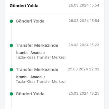 Trendyol Express Kargom Hareket Etmiyor