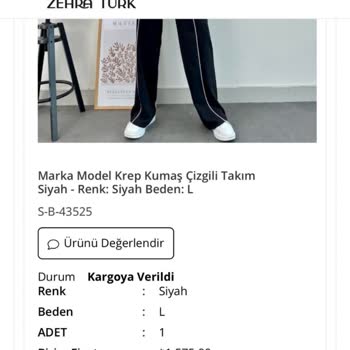 By Zehra Türk Siparişim Gelmedi Ve İletişim Kurulamıyor