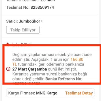 Trendyol Maddi Müşteri Mağduriyeti