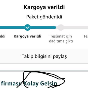 Kolay Gelsin Kargomun Bugün Elime Ulaşması Gerekirken Halen Elime Ulaşmadı