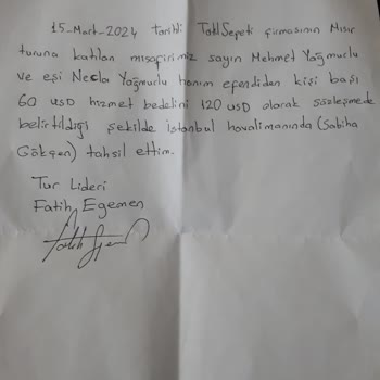 Tatil Sepeti Tur Sorunları Ve Ekstra Ücret Talebi