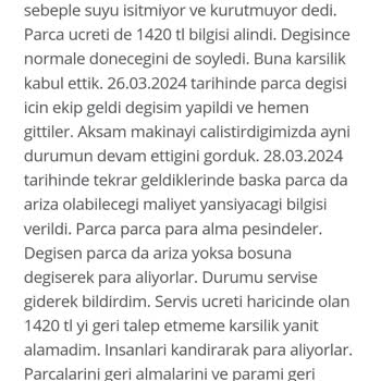 Arçelik Yalan Söyleyen, İlgisiz