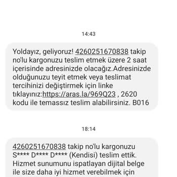 Aras Kargo Teslim Edildi Gözüküyor Ama Bana Ulaşmadı