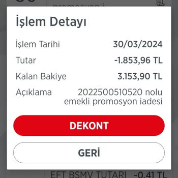 Ziraat Bankası Ziraat Promosyon Ödemesinden Sebepsiz İade Alınması