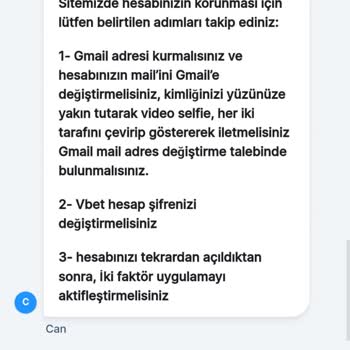 Vbettr Hesabımdan İzinsiz Para Transferi Ve Destek Sorunu