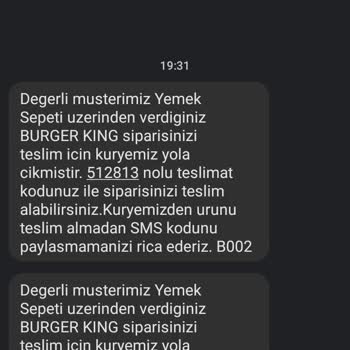 Fiyuu Vermediğim Siparişten Dolayı Mesaj Atmalar Ve Aranmalar