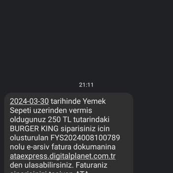 Fiyuu Vermediğim Siparişten Dolayı Mesaj Atmalar Ve Aranmalar