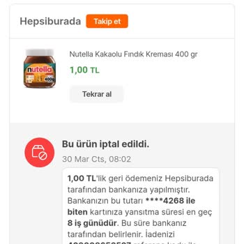 Hepsiburada İlk Siparişim İptal Edildi Kampanyam Boşa Gitti
