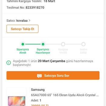 Trendyol'da Yaşanan Teslimat Gecikmesi Ve Mağduriyet