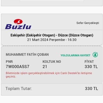 Obilet Para İadesi Hala Gerçekleşmedi