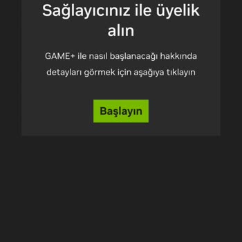Geforce Now Powered By Game+ Oturum Açma Sorunu