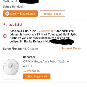 Trendyol İade Değil Ürünü İstiyorum Aynı Parayla Ürünü Alamıyorum