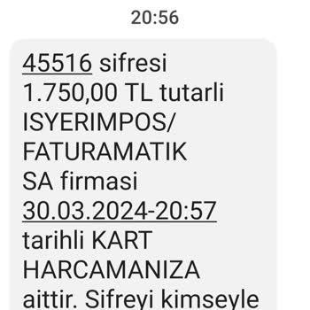 İşYerimPos Paramın İadesini İstiyorum