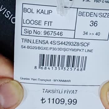 LCW Etiket Ve Kasa Fiyat Farkı