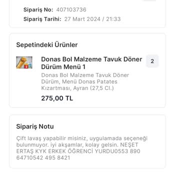 Migros Yemek İptali Ücret İadesi