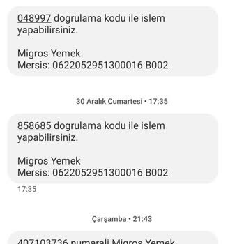 Migros Yemek İptali Ücret İadesi