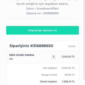 Shopier Siparişimi İptal Etmek İstiyorum