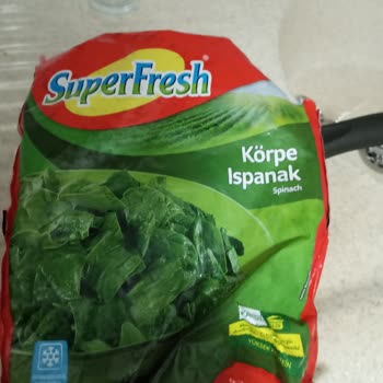 Superfresh Dondurulmuş Ispanak İçi Sap Dolu