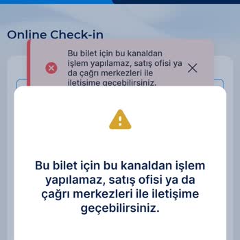 AJet (Anadolu Jet) Online Check-in Sorunu Ve Müşteri Hizmetleri Beklemesi