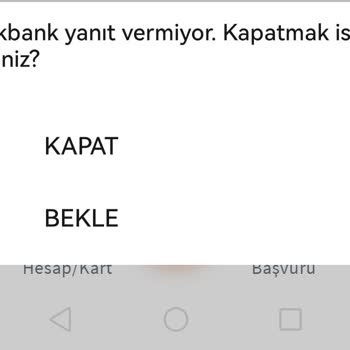Halkbank Mobil Uygulama Hatası